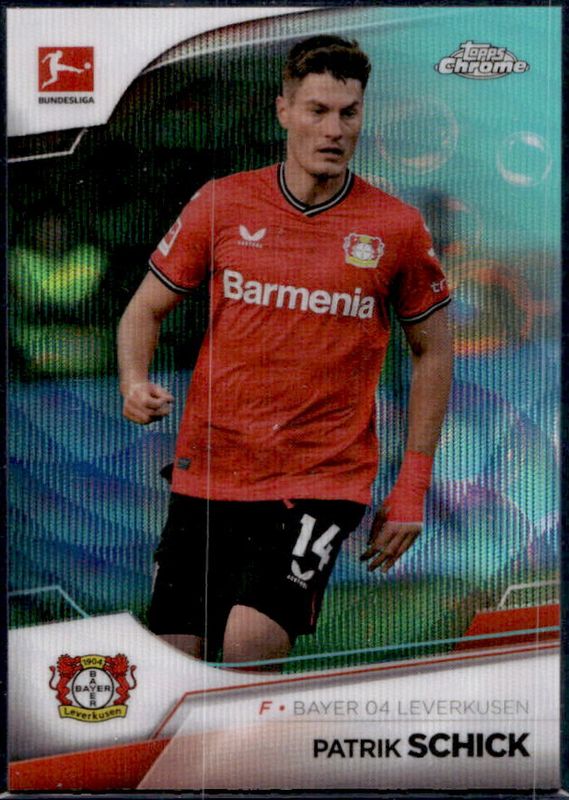 2022 Topps Chrome Bundesliga #63 Aqua Bubble Wave Refractor /275