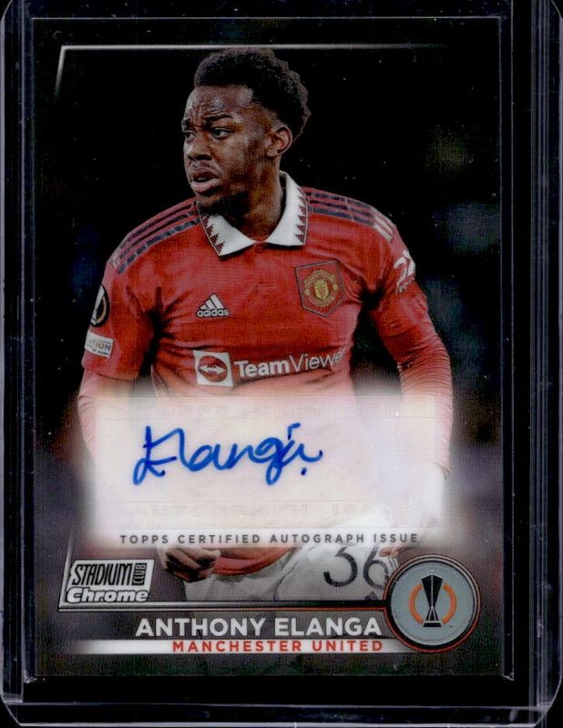 2022 Topps Stadium Club Chrome UEFA Club Competitions #CA-AE Chrome Autographs