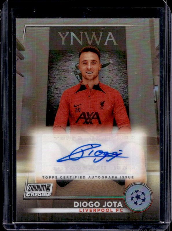 2022 Topps Stadium Club Chrome UEFA Club Competitions #CA-DJ Chrome Autographs