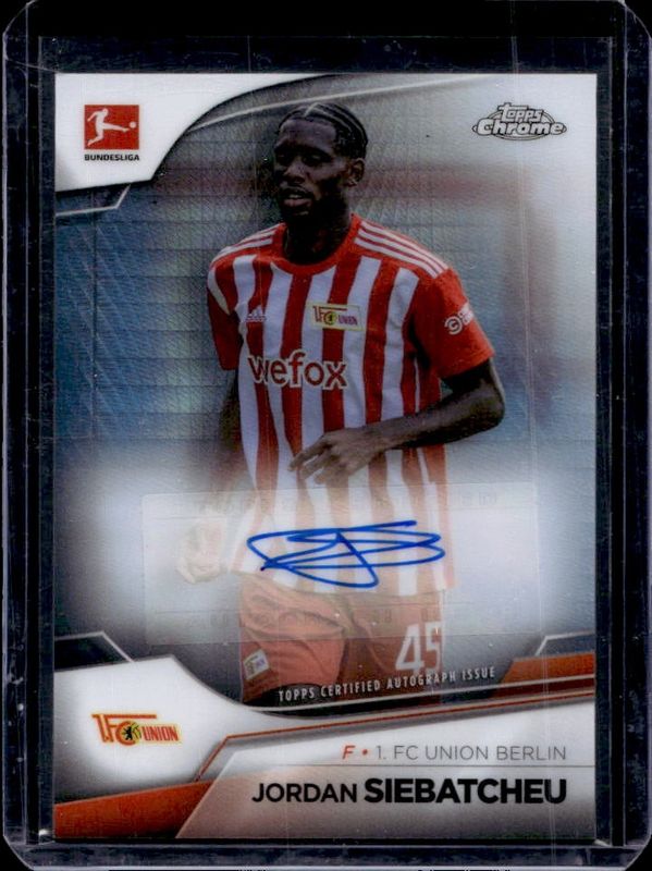 2022 Topps Chrome Bundesliga #BCA-JSI Autographs - Prism Refractor /165
