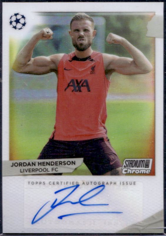 2022 Topps Stadium Club Chrome UEFA Club Competitions #BTL-JH Behind the Lens Autographs