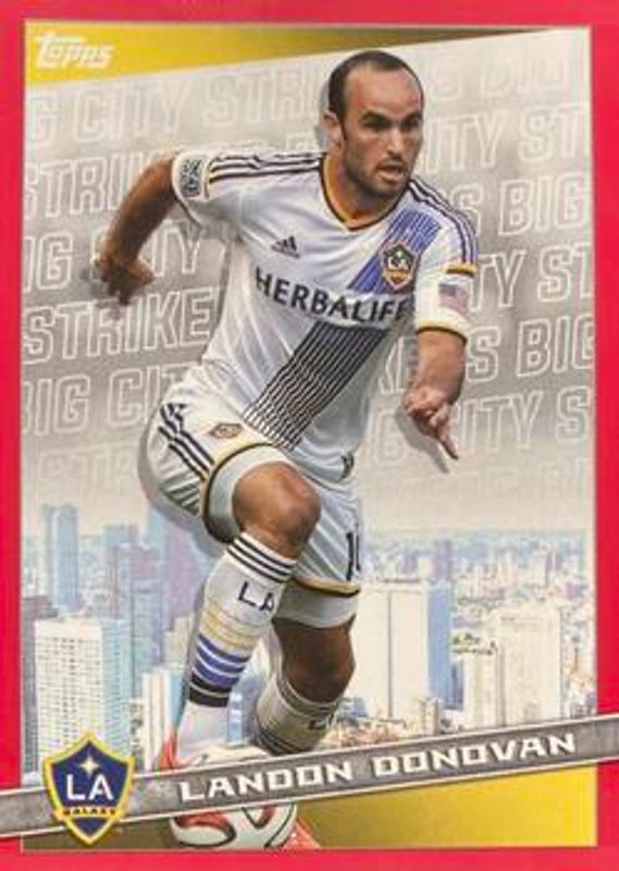 2022 Topps MLS #BCS-4 Big City Strikers - Red /10