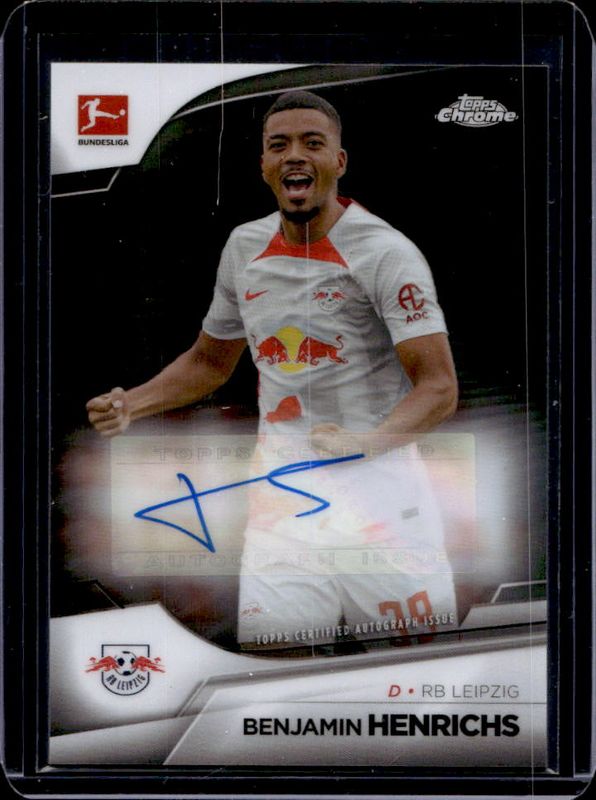 2022 Topps Chrome Bundesliga #BCA-BH Autographs - Black Refractor /10
