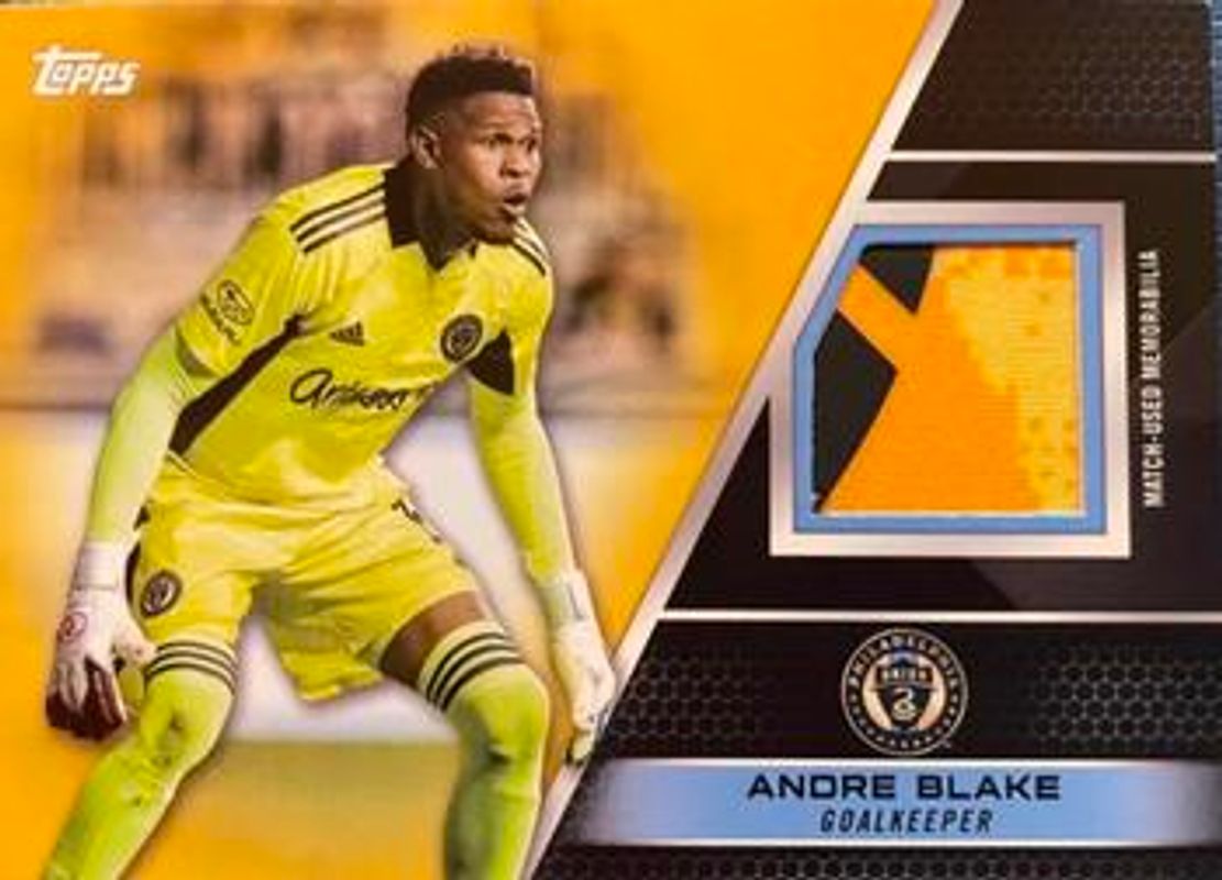 2022 Topps MLS #R-AB Relics - Gold /50