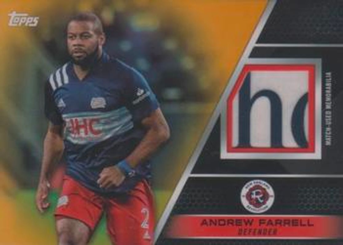2022 Topps MLS #R-AFA Relics - Gold /50
