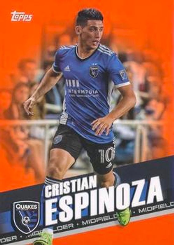 2022 Topps MLS #87 Orange /25