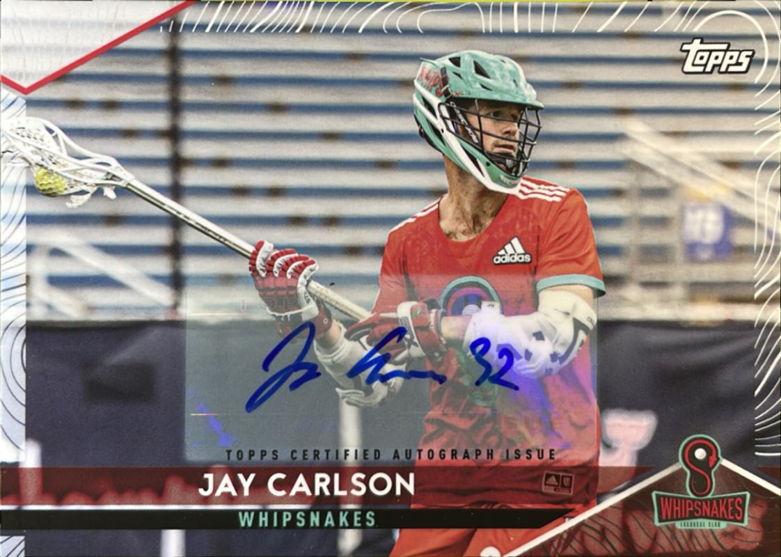 2022 Topps Premier Lacrosse League #38 Autographs