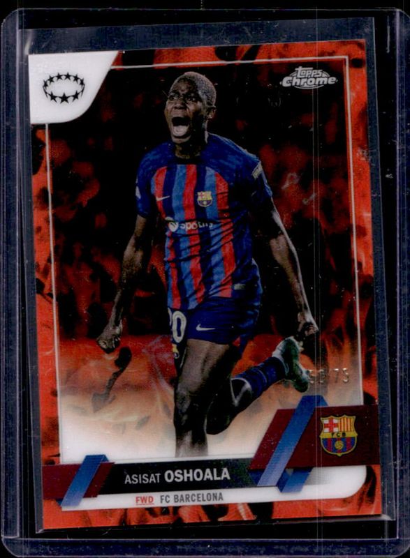 2022 Topps Chrome UEFA Women's Champions League #84 Inferno Refractor /75