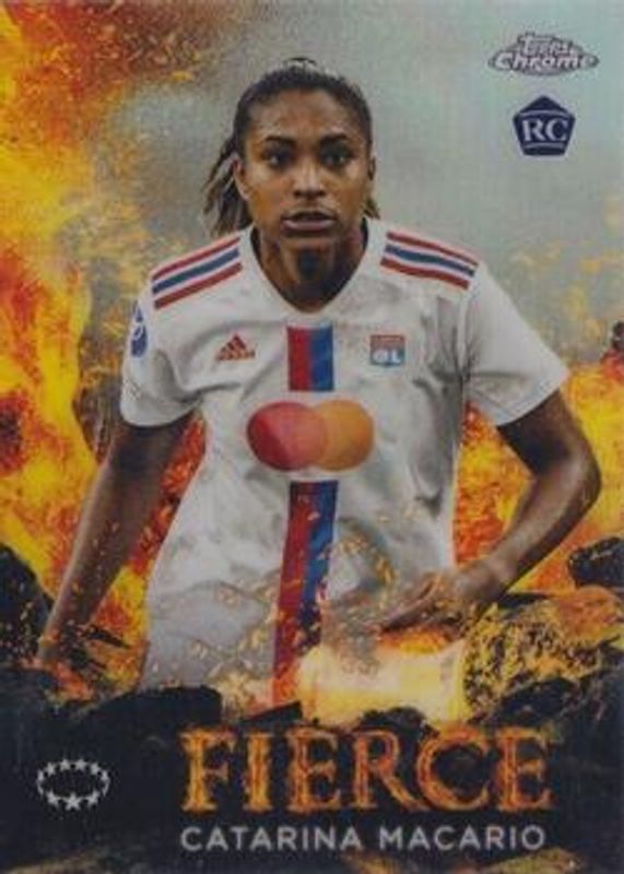 2022 Topps Chrome UEFA Women's Champions League #F-10 Fierce