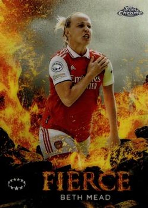 2022 Topps Chrome UEFA Women's Champions League #F-8 Fierce