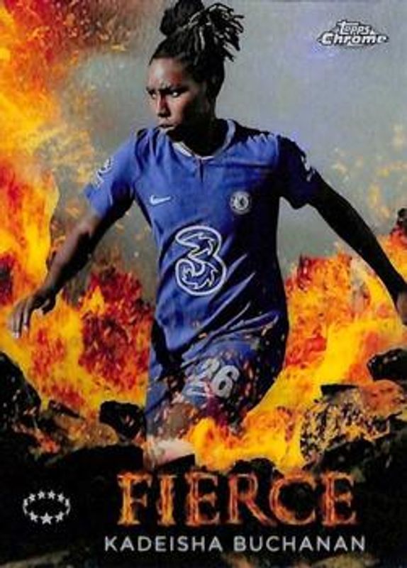 2022 Topps Chrome UEFA Women's Champions League #F-6 Fierce