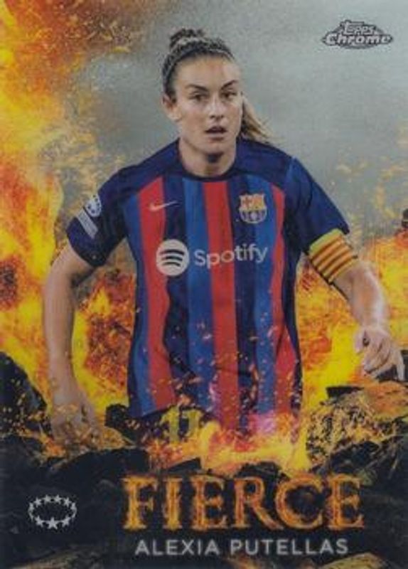 2022 Topps Chrome UEFA Women's Champions League #F-1 Fierce