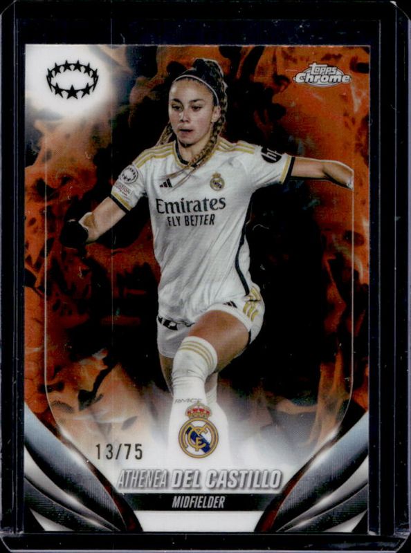 2022 Topps Chrome UEFA Women's Champions League #22 Inferno Refractor /75