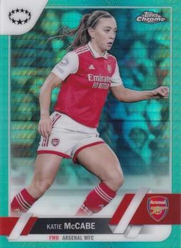 2022 Topps Chrome UEFA Women's Champions League #33 Aqua Prism Refractor