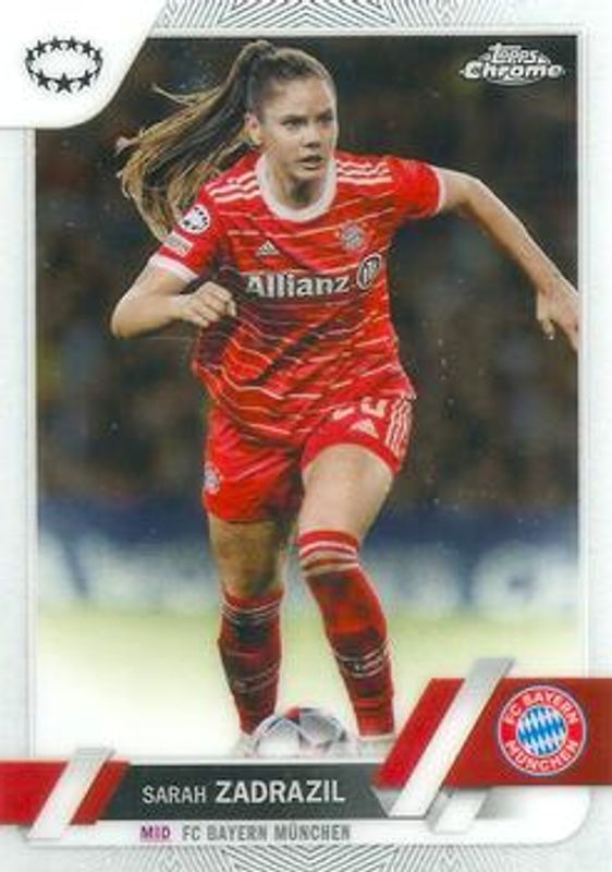2022 Topps Chrome UEFA Women's Champions League #48 Base