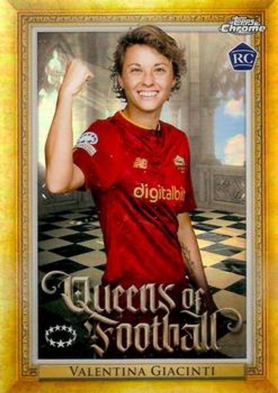 2022 Topps Chrome UEFA Women's Champions League #Q-4 Queens of Football