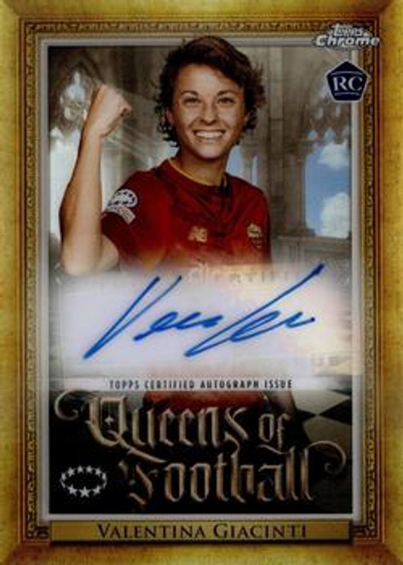 2022 Topps Chrome UEFA Women's Champions League #Q-4 Queens of Football Autographs