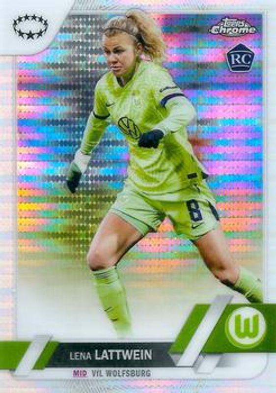 2022 Topps Chrome UEFA Women's Champions League #37 Pulsar Refractor