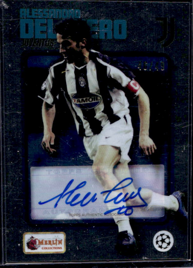 Alessandro Del Piero 2022 Topps Merlin Heritage '98 UEFA Champions