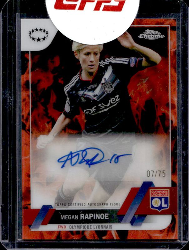 2022 Topps Chrome UEFA Women's Champions League #A-MR Chrome Autographs - Inferno Refractor /75