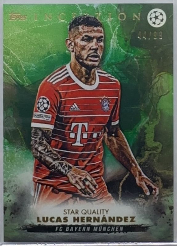 2022 Topps Inception UEFA Club Competitions Green /99