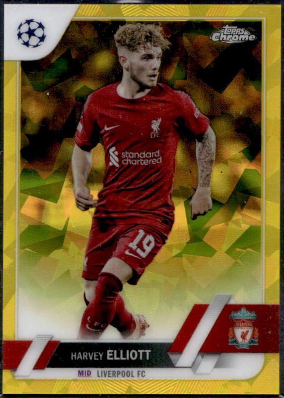 2022 Topps Chrome UEFA Club Competitions Sapphire Edition #49 Yellow /99