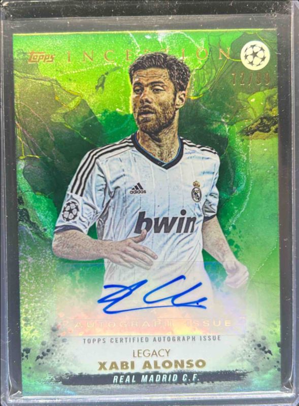 2022 Topps Inception UEFA Club Competitions Autographs - Green /99