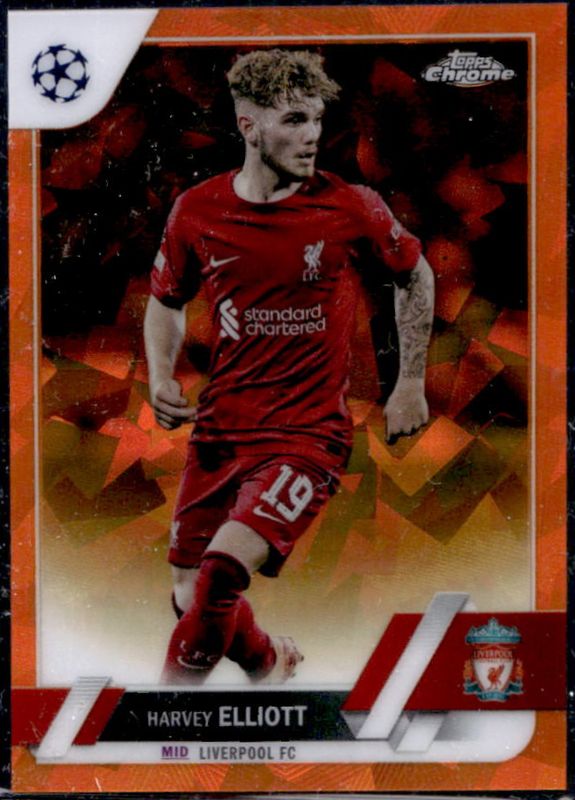 2022 Topps Chrome UEFA Club Competitions Sapphire Edition #49 Orange /50