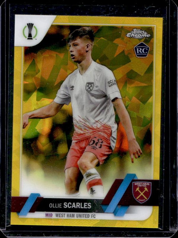 2022 Topps Chrome UEFA Club Competitions Sapphire Edition #46 Yellow /99