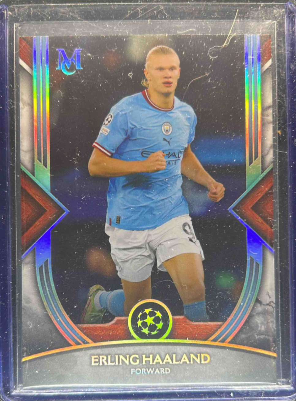 Erling Haaland 2022 Topps Museum Collection UEFA Champions League
