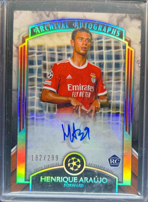 2022 Topps Museum Collection UEFA Champions League #AA-HA Archival Autographs /299