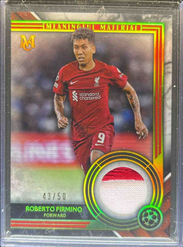 2022 Topps Museum Collection UEFA Champions League #MMR-RF Meaningful Material Single Relics - Gold /50
