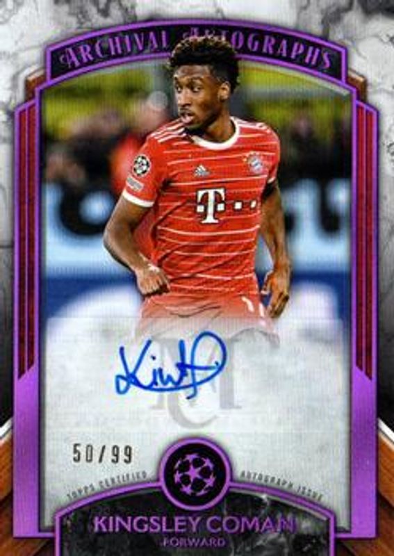 2022 Topps Museum Collection UEFA Champions League #AA-KC Archival Autographs - Amethyst /99