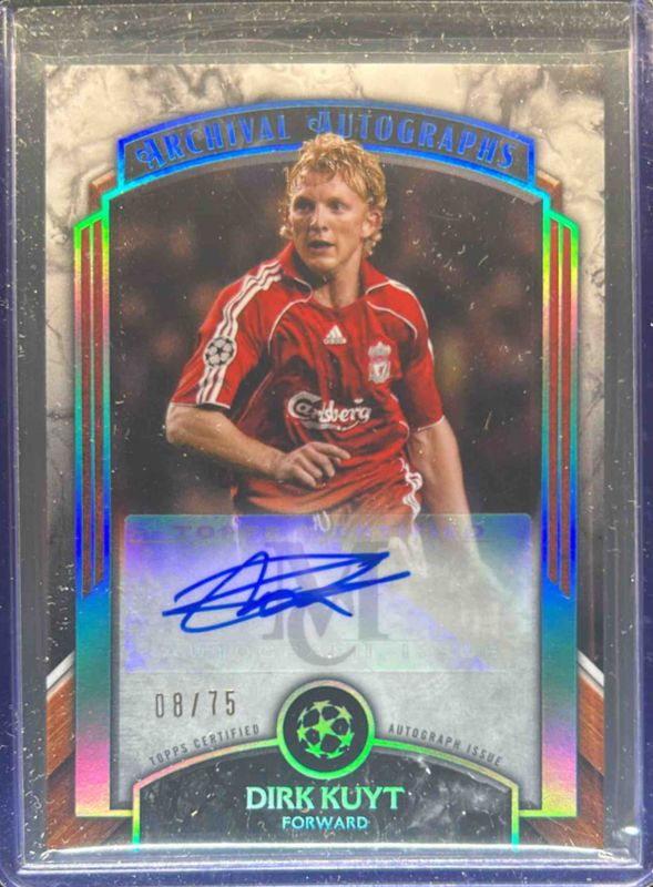 2022 Topps Museum Collection UEFA Champions League #AA-DK Archival Autographs - Sapphire /75