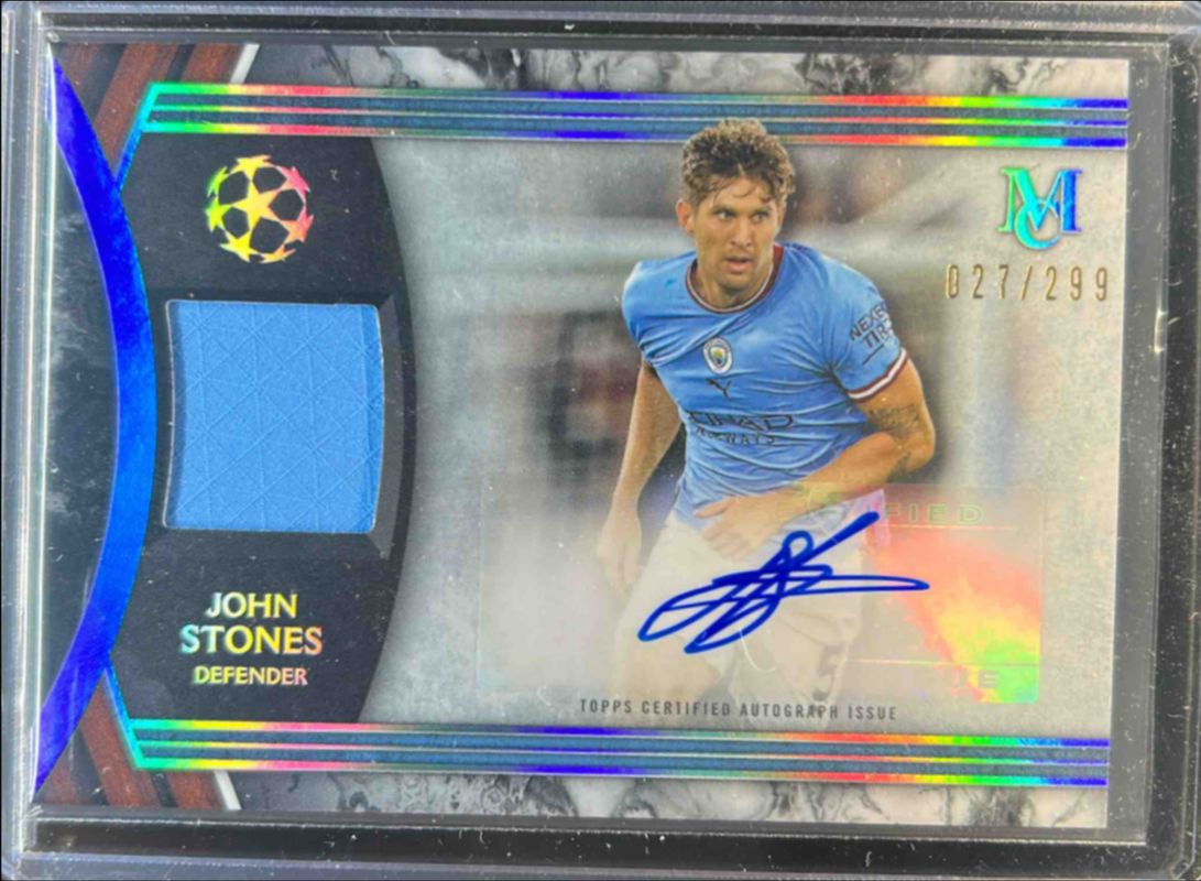 2022 Topps Museum Collection UEFA Champions League #MAR-JS Museum Autographs Relics /299