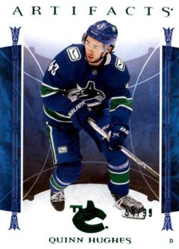 2022 Upper Deck Artifacts #37 Emerald /99