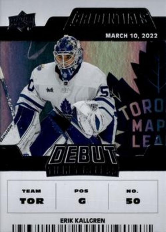 2022 Upper Deck Credentials #112 Base /999