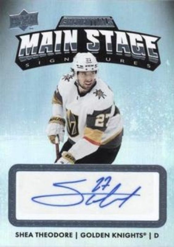 2022 Upper Deck Credentials #MS-ST Main Stage Signatures