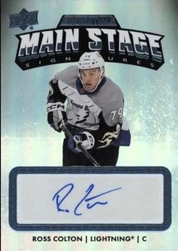 2022 Upper Deck Credentials #MS-RC Main Stage Signatures