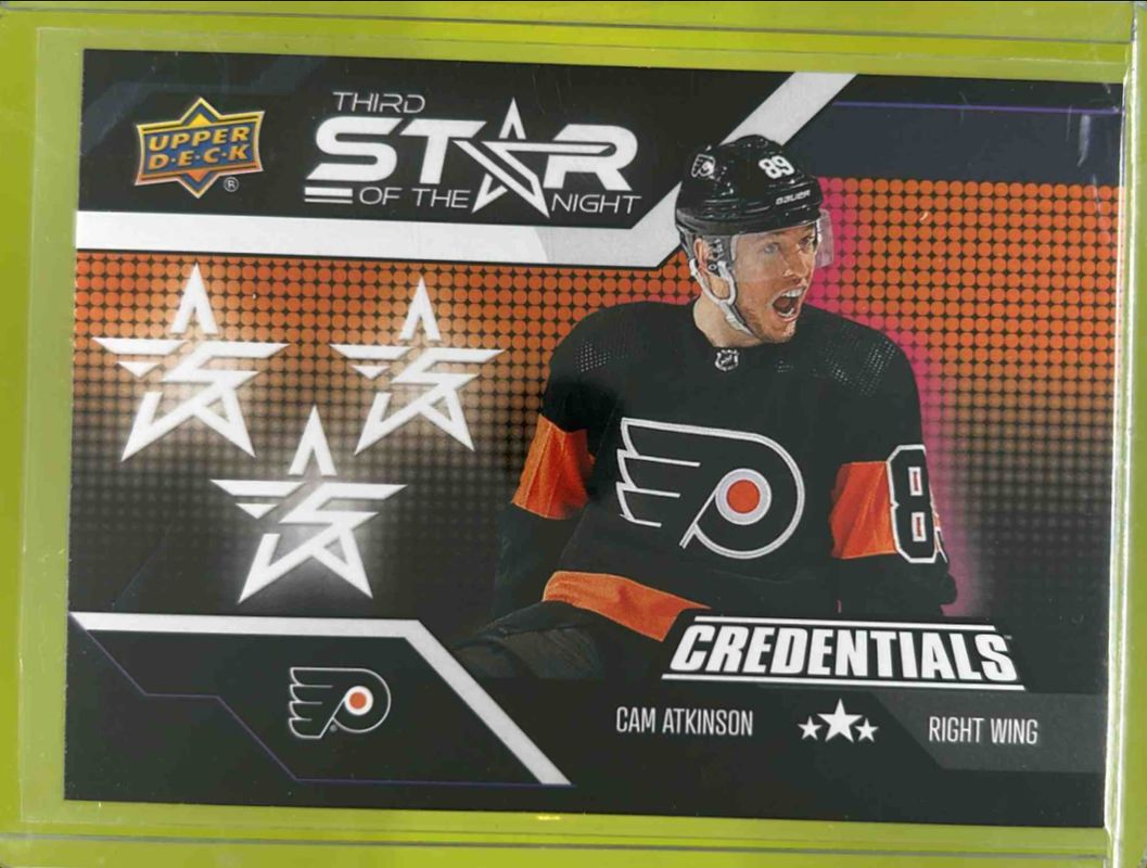 2022 Upper Deck Credentials #3S-7 Star of the Night: Third Star