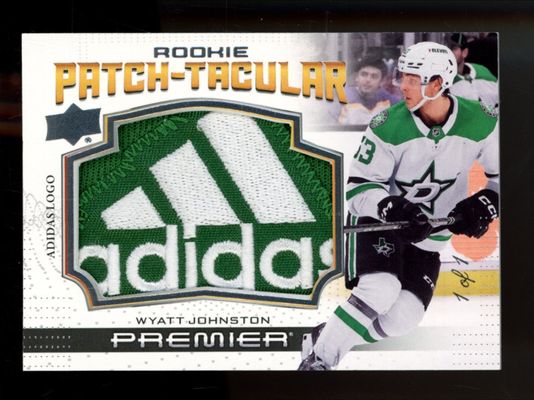 2022 Upper Deck Premier #RPT-WJ Rookie Patch Taculars Button Logos - Black /1