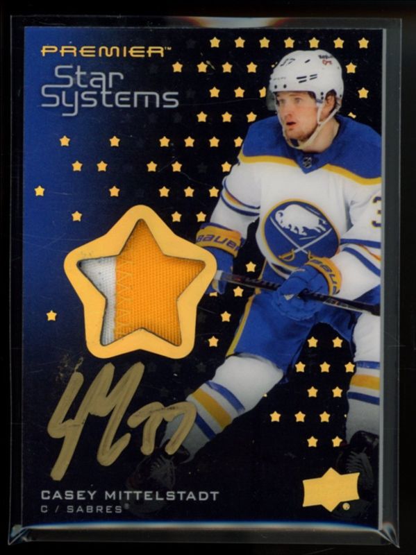 2022 Upper Deck Premier #SS-MI 2021 Upper Deck Premier Update: Star Systems Auto Patch - Gold /15