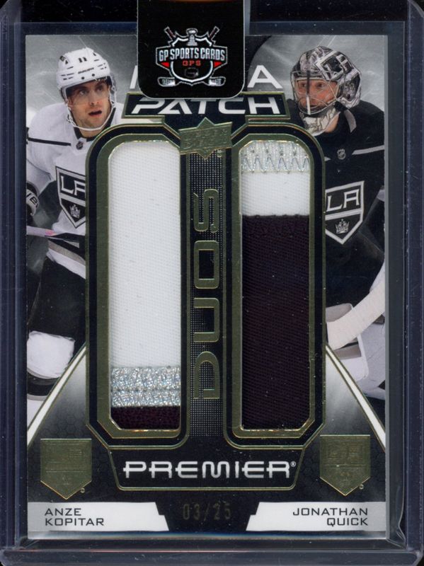 2022 Upper Deck Premier #PM2-KQ Premier Mega Patch Duos /25