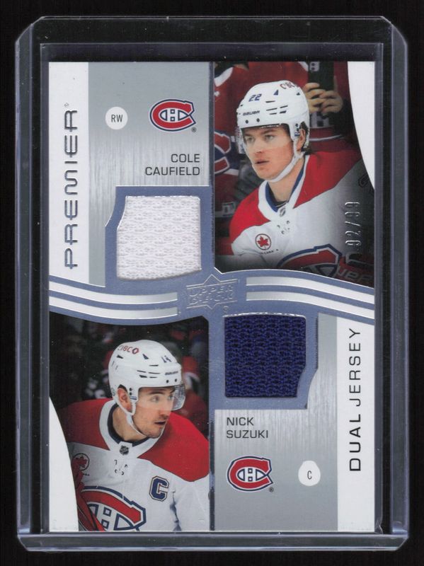 2022 Upper Deck Premier #PD-CCNS Premier Dual - Jersey /99