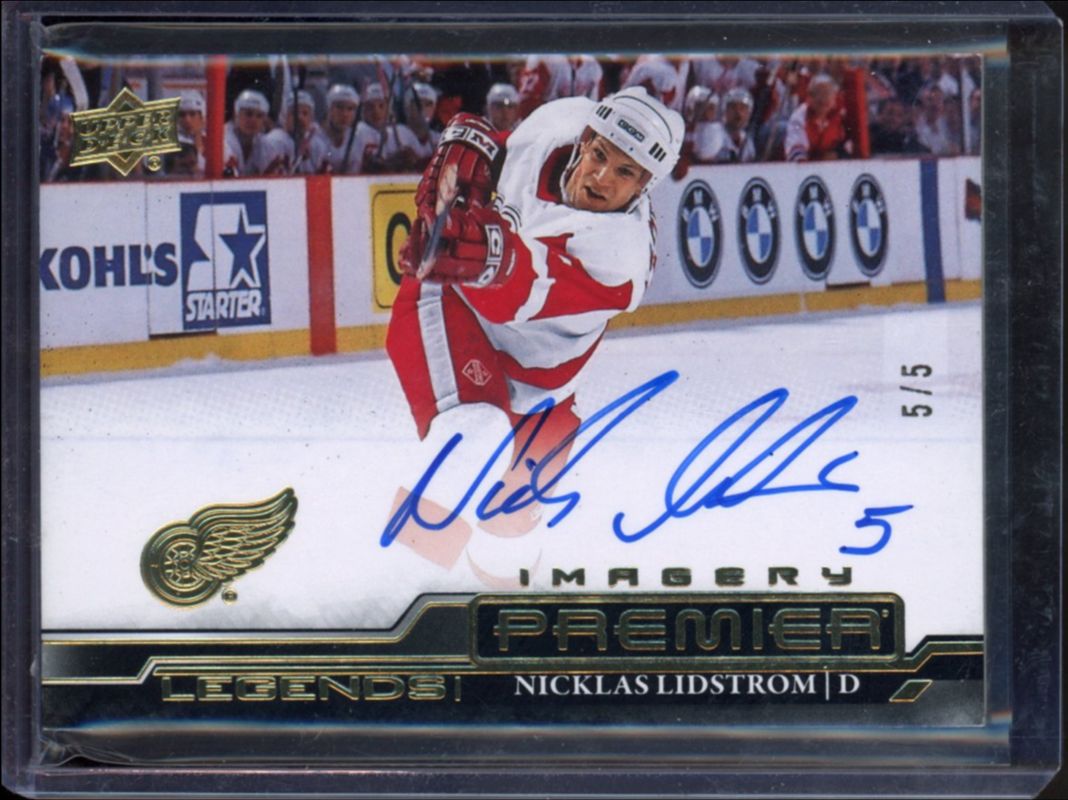 2022 Upper Deck Premier #PDLS-NL Premier Dynamic Imagery Auto Stars - Black /5