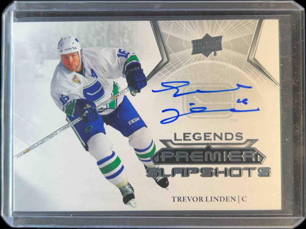 2022 Upper Deck Premier #PSAL-TL Premier Slapshots Auto Legends