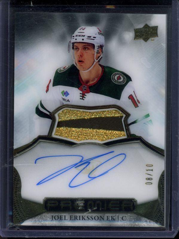 2022 Upper Deck Premier #AV-EK Acetate Auto Patch - Gold /10