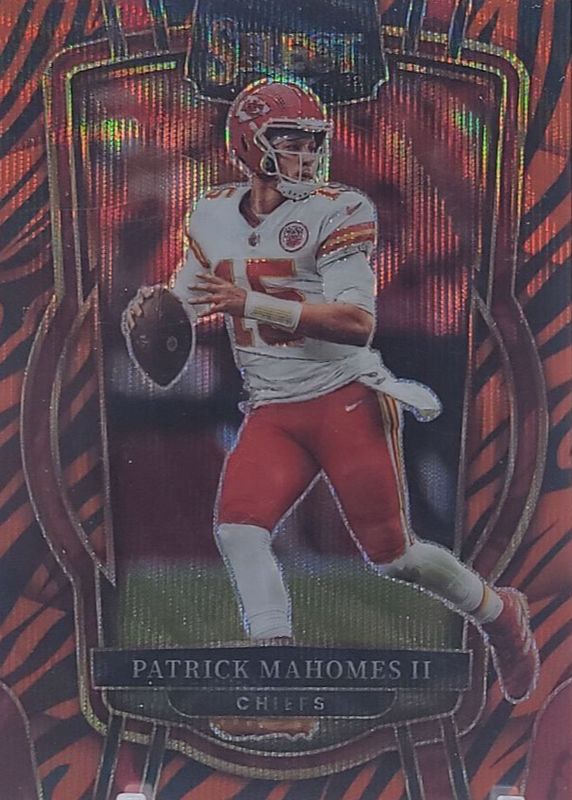 Patrick Mahomes II 2022 Select #251 Club Level Tiger /(SSP) RAW