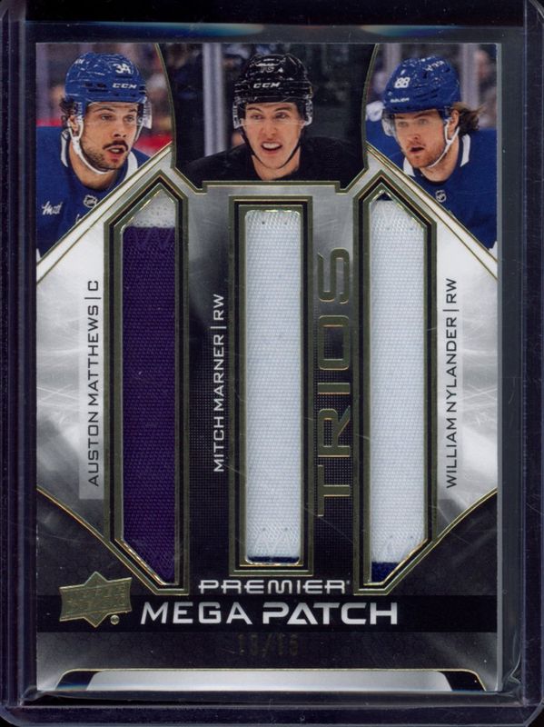 2022 Upper Deck Premier #PM3-MMN Premier Mega Patch Trios /15