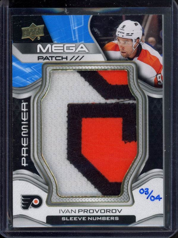 2022 Upper Deck Premier #PMP-IP Premier Mega Patch Sleeve Numbers /6